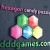 Hexagon Candy Crush Game